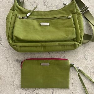 Baggalini Madras RFD Crossbody Bag with Wristlet